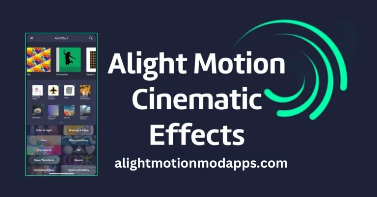 Creating Cinematic Effects in Alight Motion